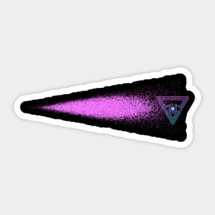 Pink spray Sticker